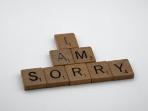 be open to apologizing