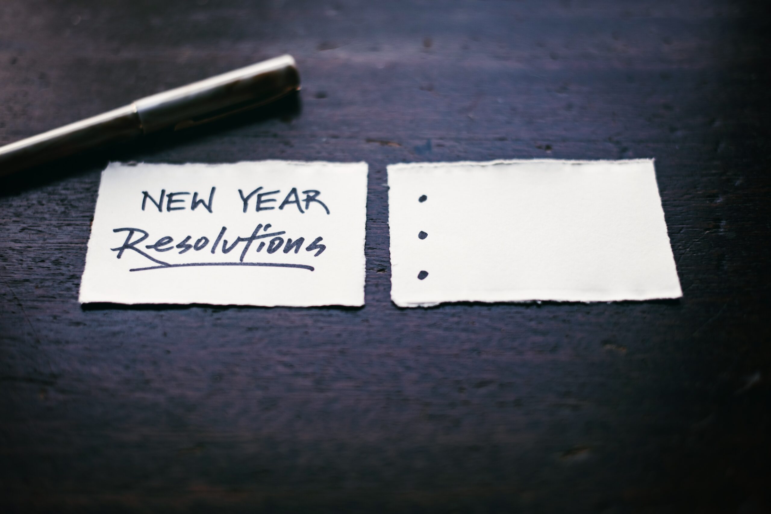 make a new years resolution